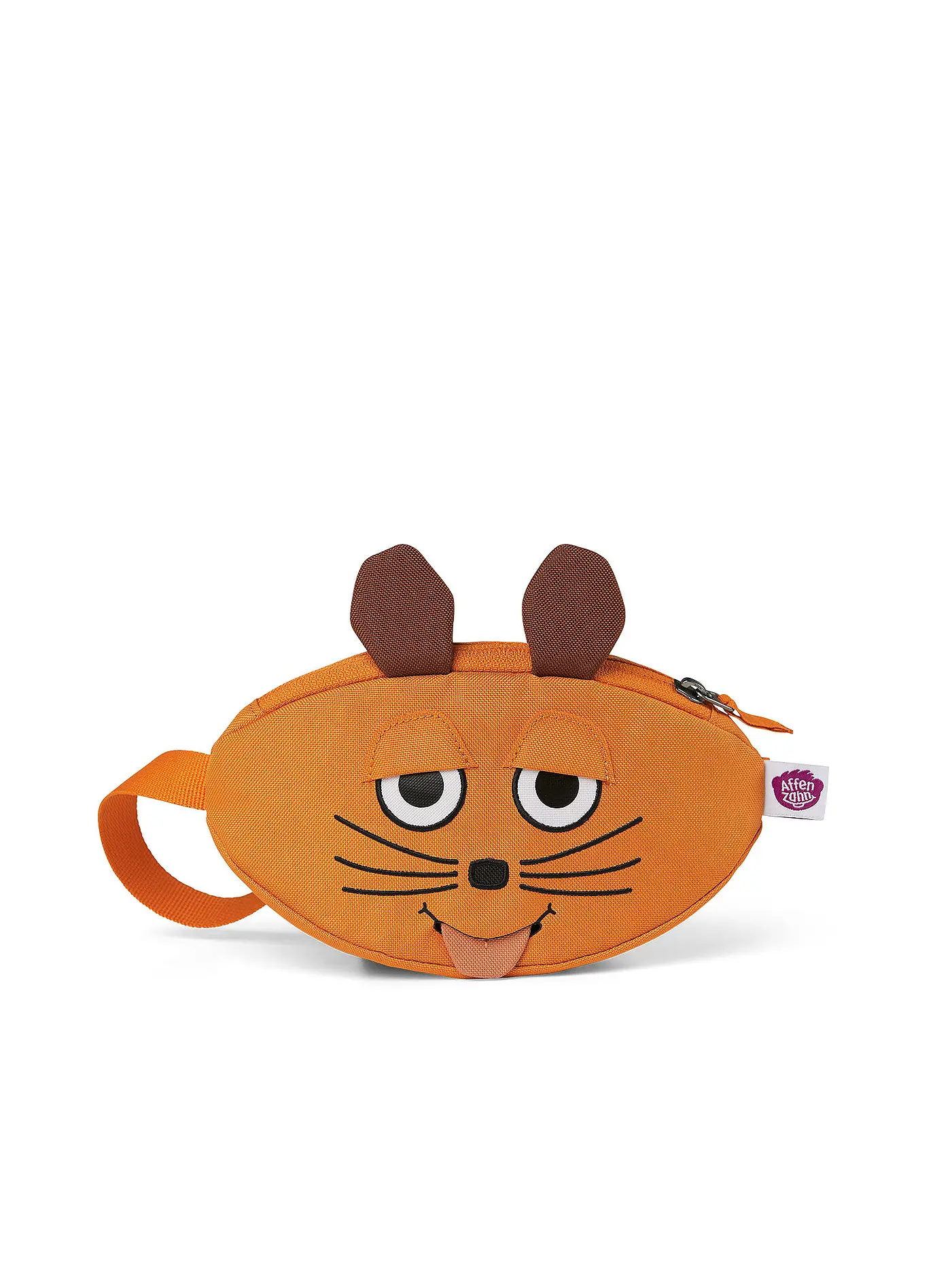 AFFENZAHN | Gürteltasche - Schwarzer Panther | orange